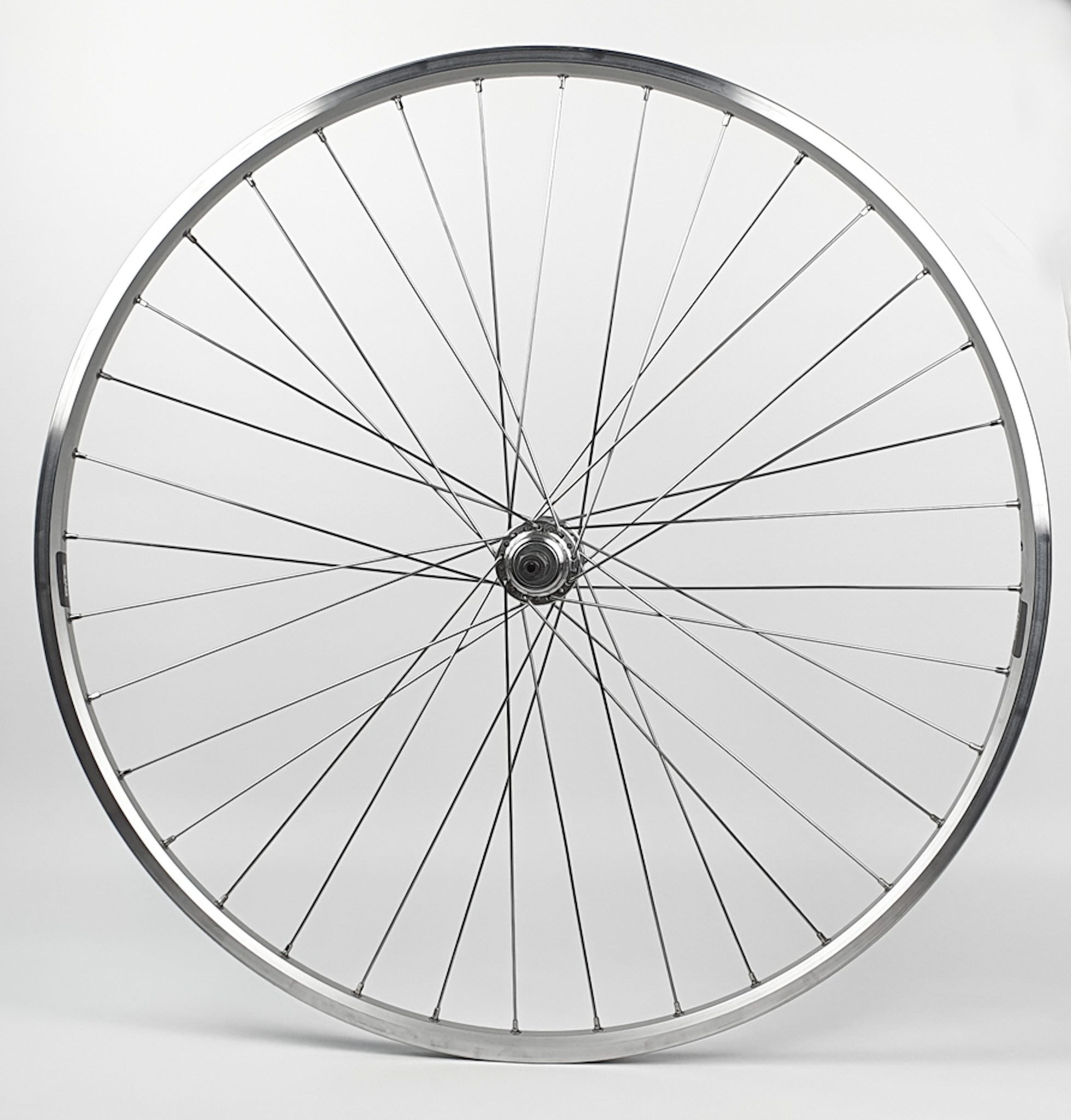 28" Schraubkranz Hinterrad/Ryde Chrina silber-matt QR